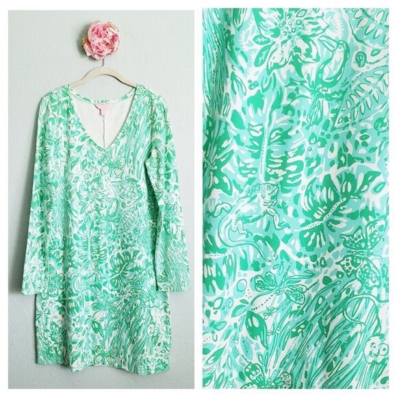 Lilly Pulitzer Daylin Dress in Greem Bungle in The Jungle - Picture 1 of 9